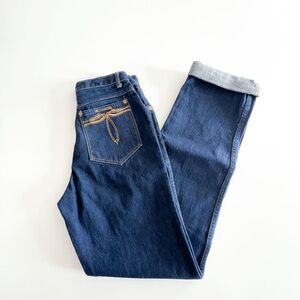 The Original And Authentic Landlubber Women's Blue Denim Straight Leg Jeans Sz 9